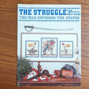 The Struggle War Between States Cross Stitch Pattern Book